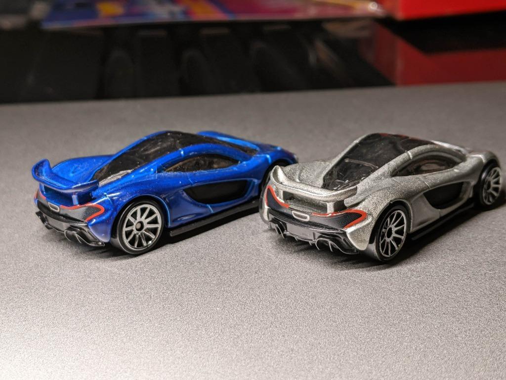 Hot wheels mclaren p1 blue top