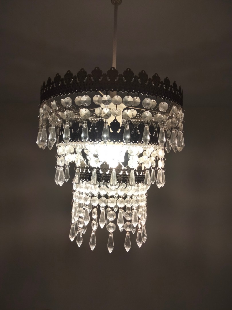 ikea crystal chandelier