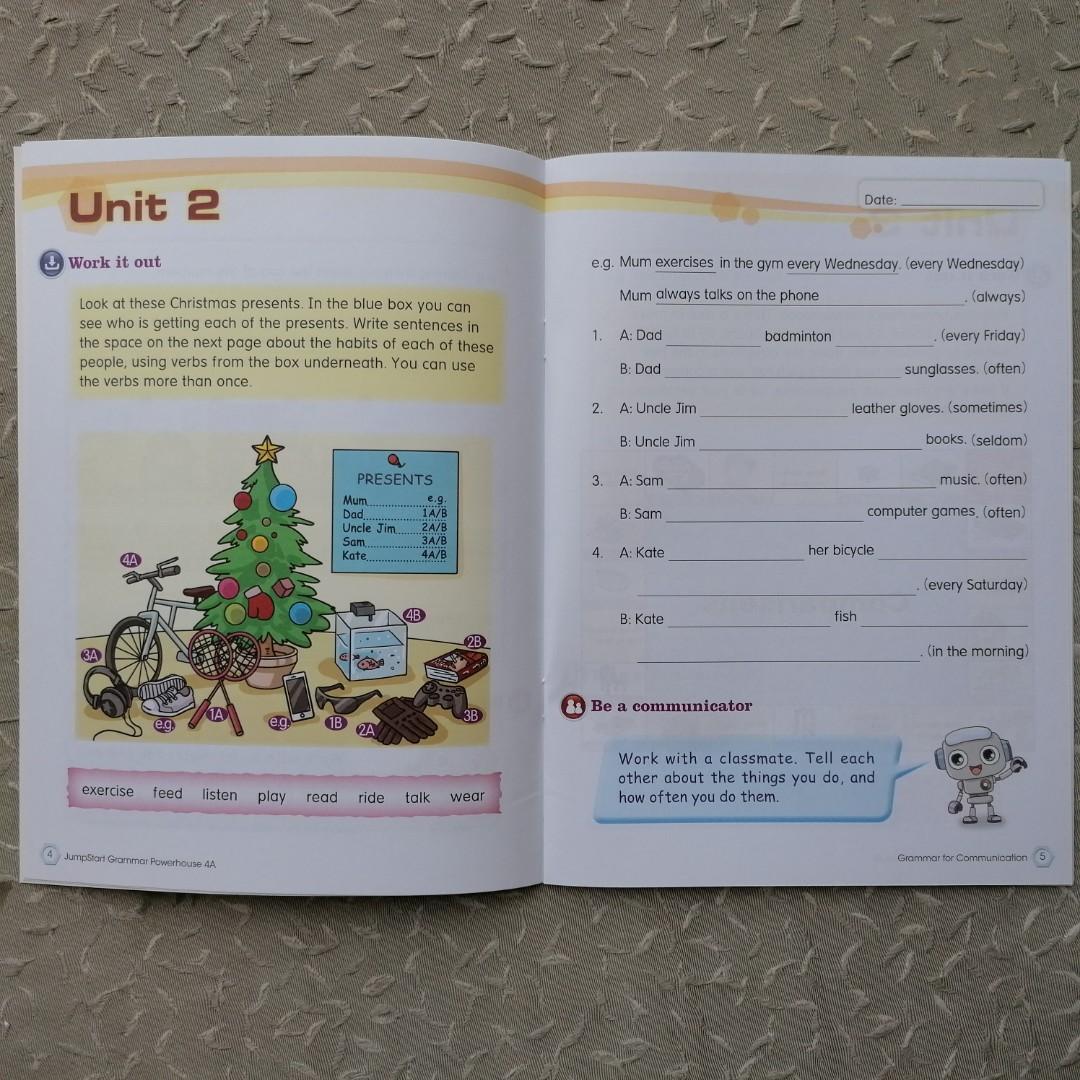 JUMPSTART Grammar Powerhouse, 興趣及遊戲, 書本 & 文具, 書本及雜誌 補充練習 Carousell