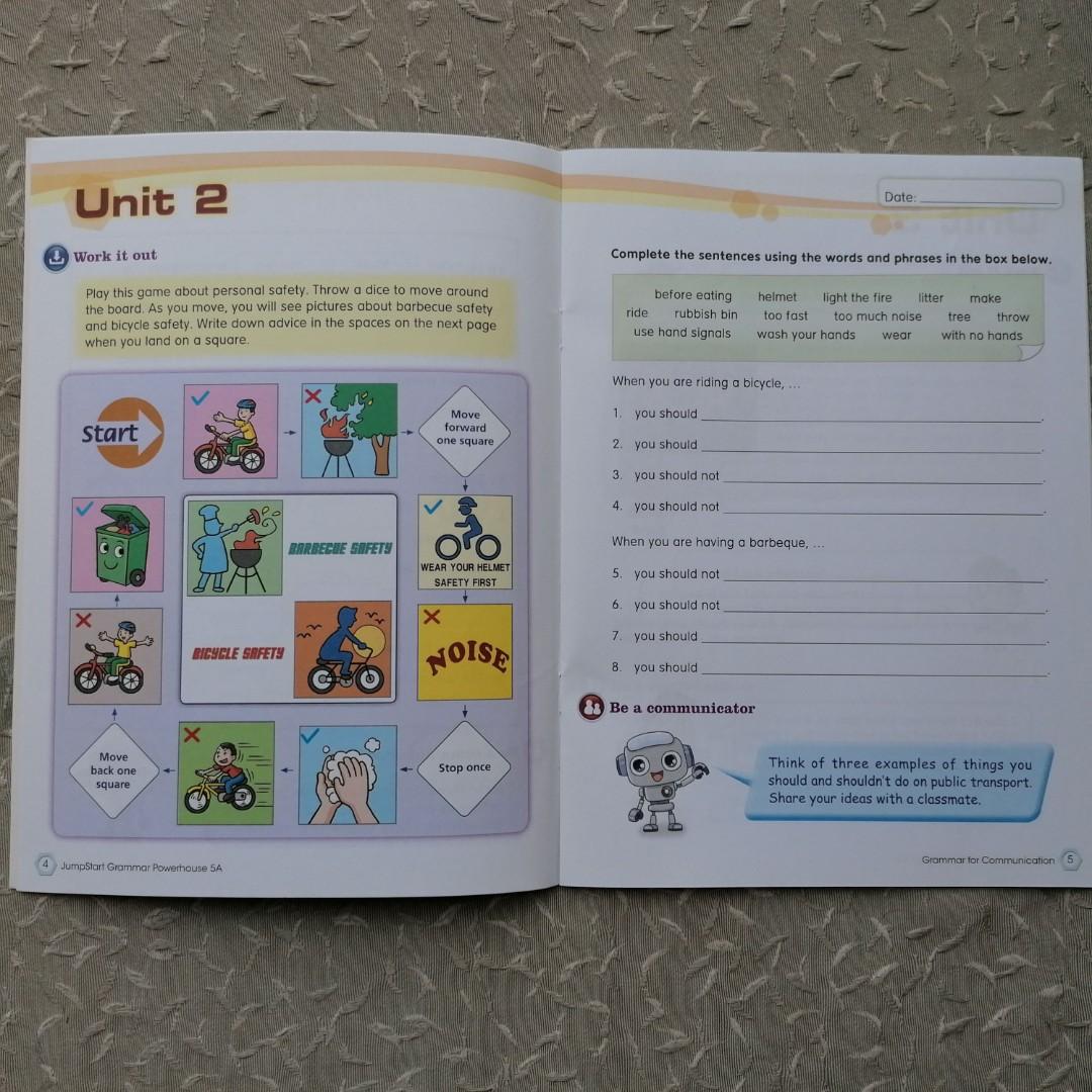 JUMPSTART Grammar Powerhouse, 興趣及遊戲, 書本 & 文具, 書本及雜誌 補充練習 Carousell