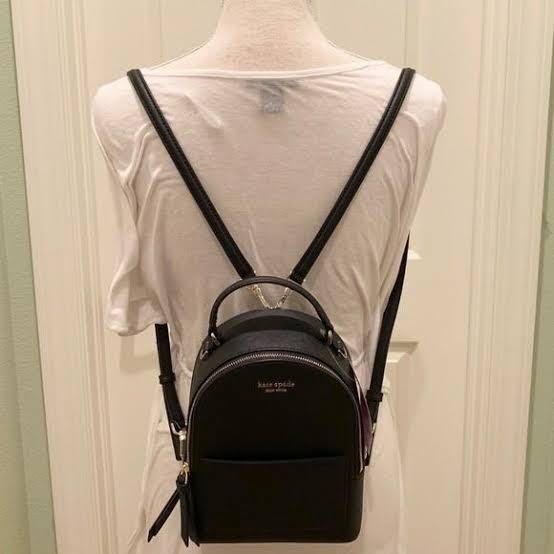 Katespade mini backpack black, Women's Fashion, Bags & Wallets, Backpacks  on Carousell