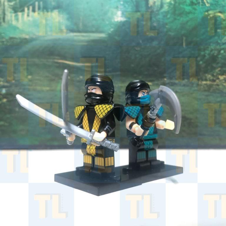 lego mortal kombat scorpion vs sub zero