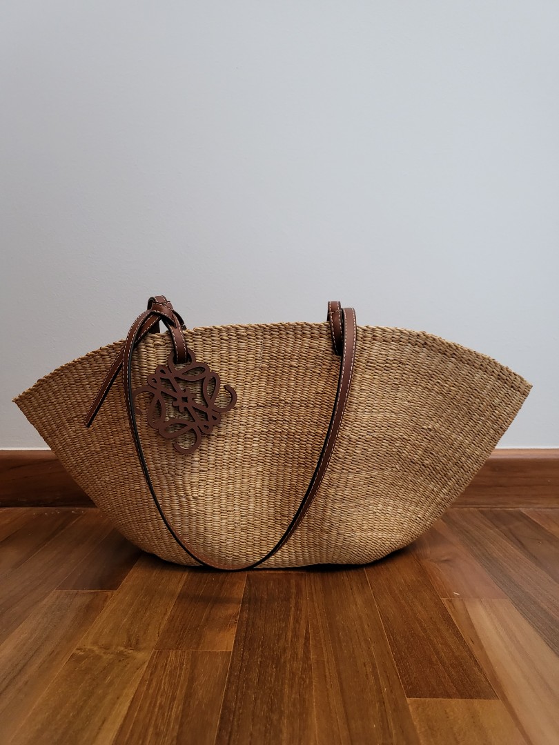 Loewe – Paula's Ibiza Small Shell Basket Bag Natural/Pecan