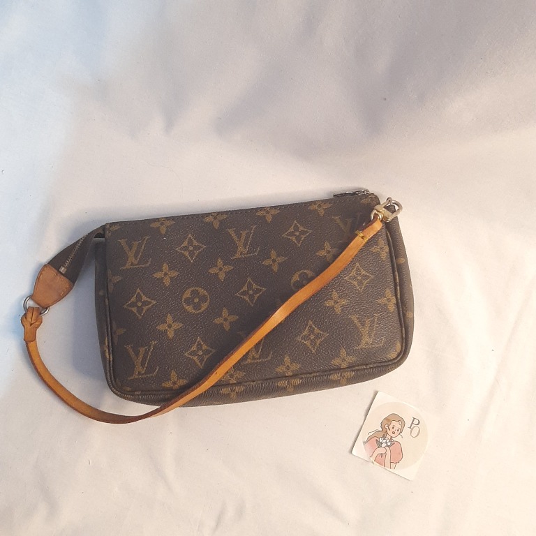 LV MOTARD POCHETTE MONOGRAM, Fesyen Wanita, Tas & Dompet di Carousell