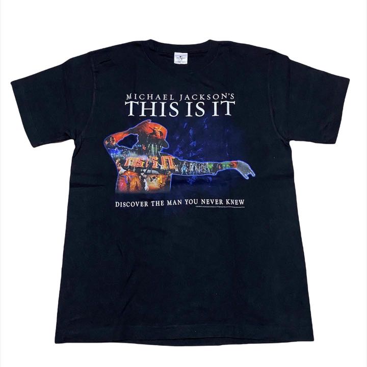 Michael jackson this is it official merchandise tee, Fesyen Pria,