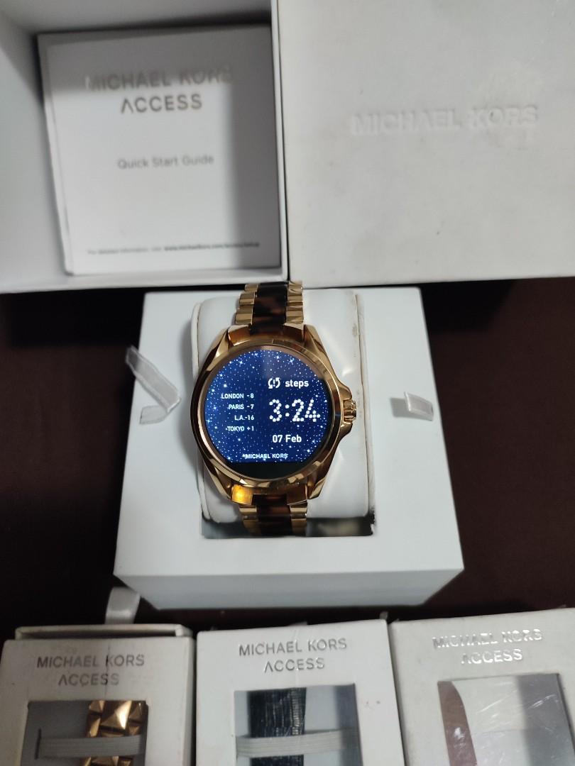Michael Kors Access Bradshaw goldtone Smart Watch Broken glass  eBay