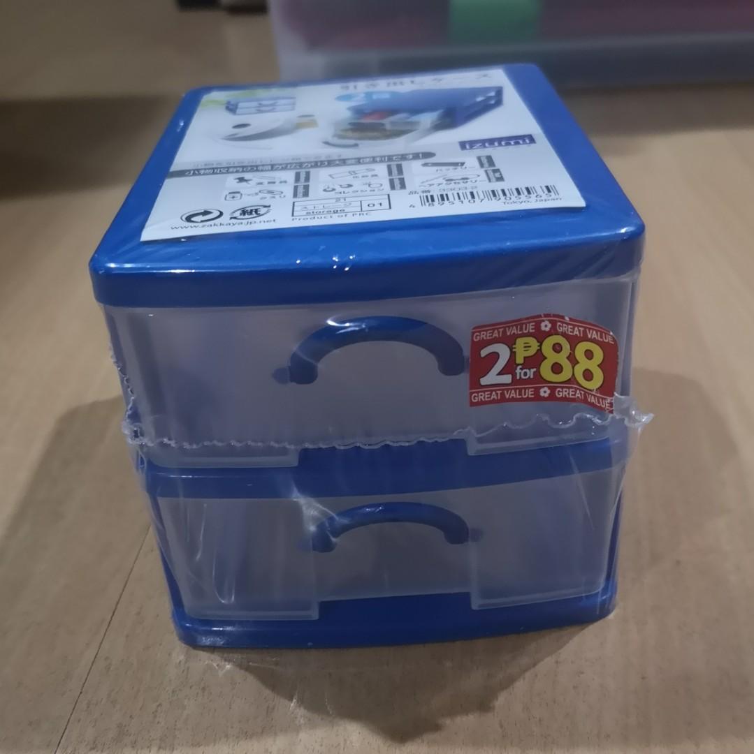 Mini Drawer 2 layer (Category: Storage Boxes & Baskets) located in Quezon City. Submitted by ddeonz (Listing ID 1150354402, Image 1). Description: Sealed and brand new See last three photos for dimensions Rfs: extra Last price posted Gcash payment.
