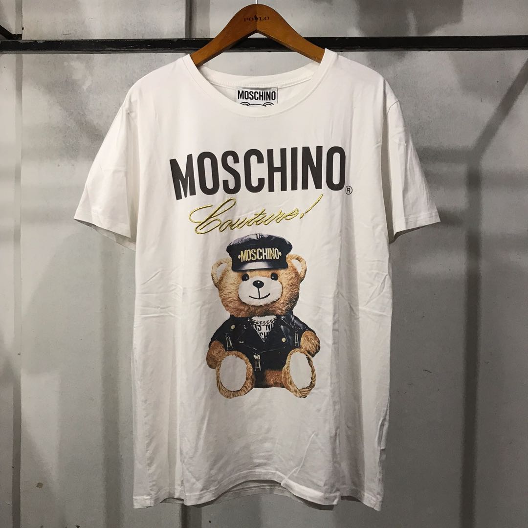 Moschino bear T-shirt, Fesyen Pria 