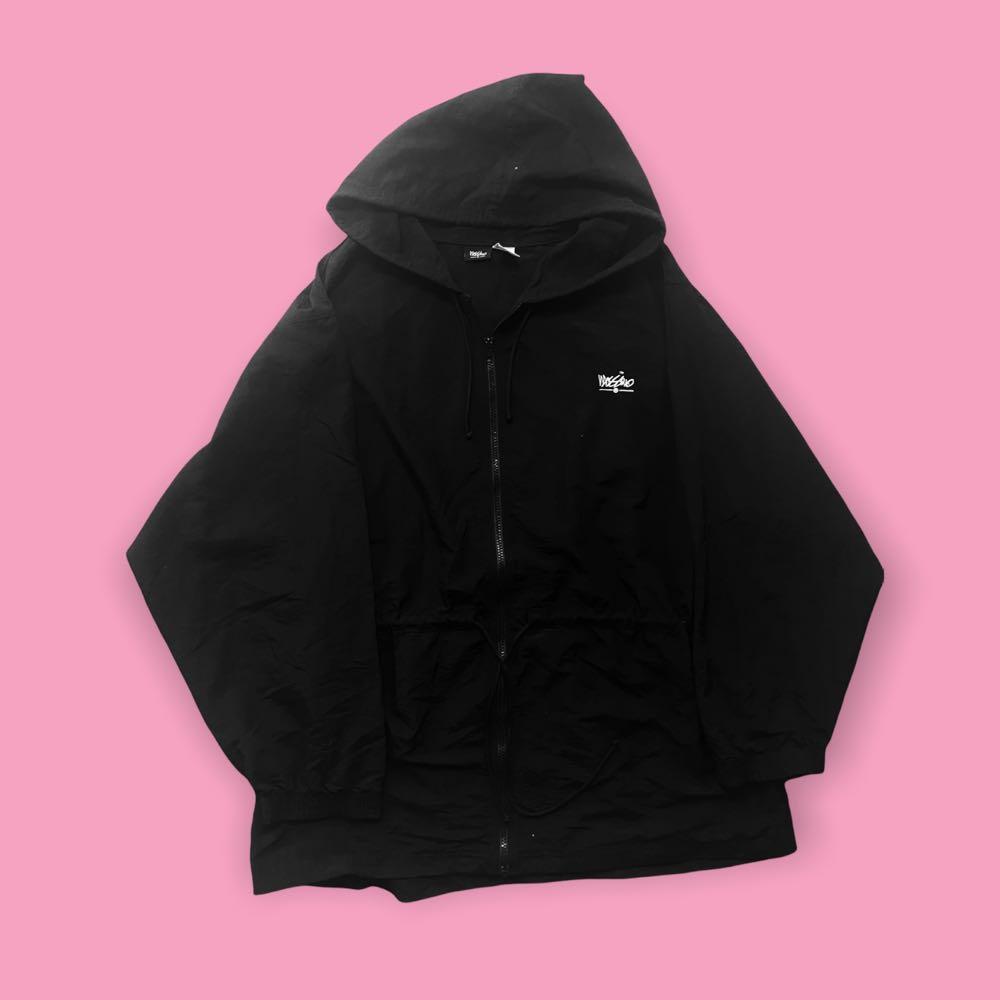 mossimo black windbreaker
