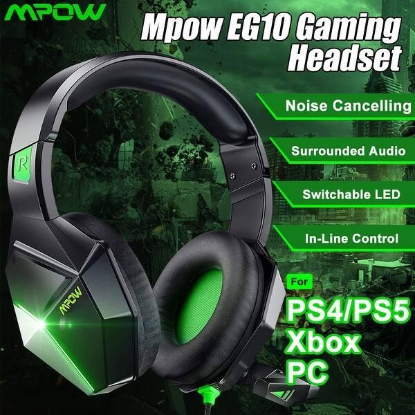 Mpow gaming headset with 50mm drivers discount