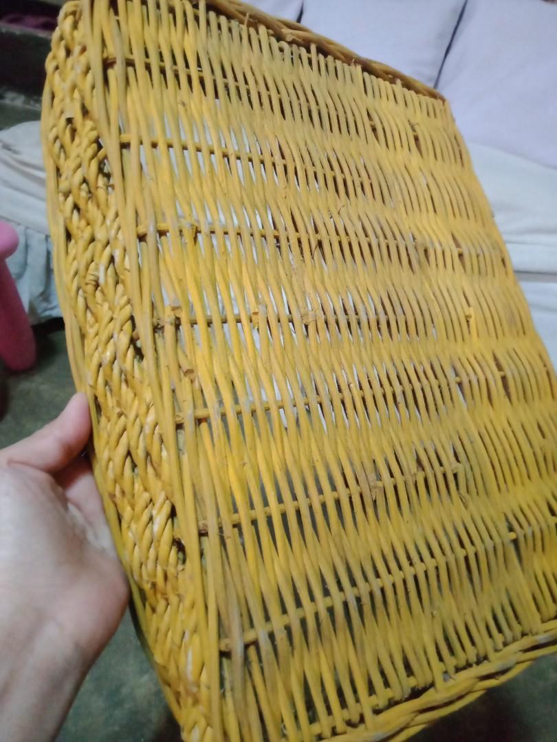 Native Rectangle pastry basket, tray storage organizer or fruit basket (Category: Gift Baskets & Hampers) located in Quezon City. Submitted by Dbakerbel_th (Listing ID 1150224961, Image 3). Description: ✅12" Width ✅16" Length ✅3" Height.