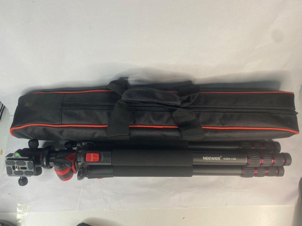 Neewer Camera Tripod Monopod with Rotatable Center Column for Panoramic Shooting, Auto