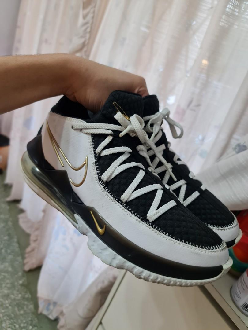 nike lebron 17 white gold
