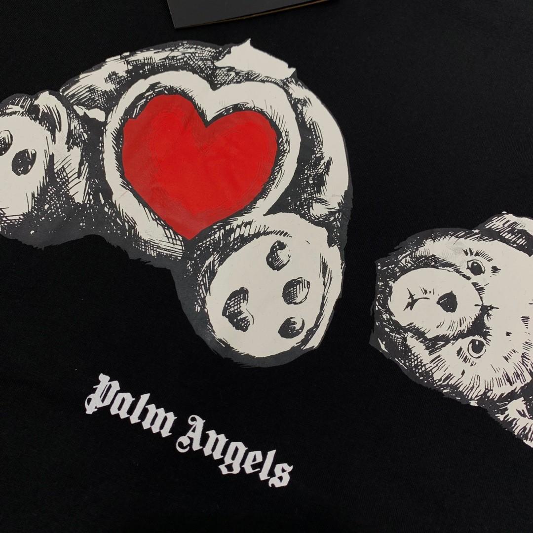 Bear in Love print T-shirt, Palm Angels