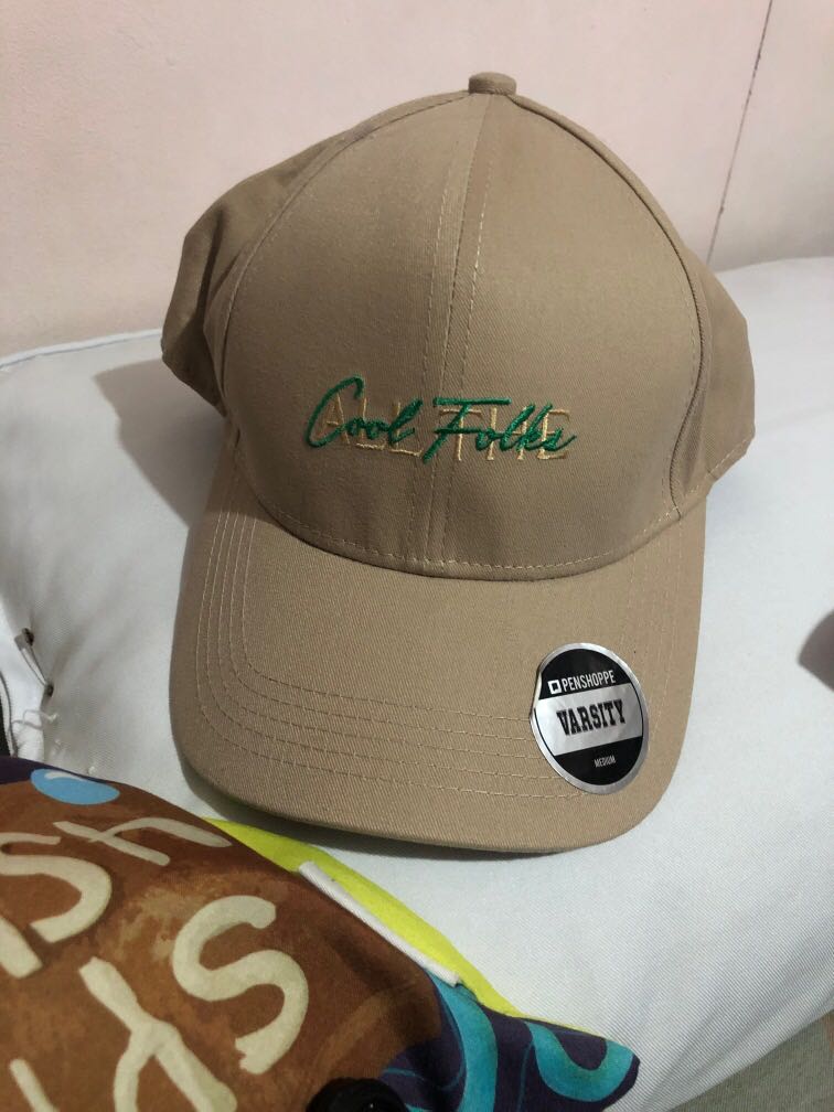 Penshoppe tan snapcback cap, Women's Fashion, Watches & Accessories ...