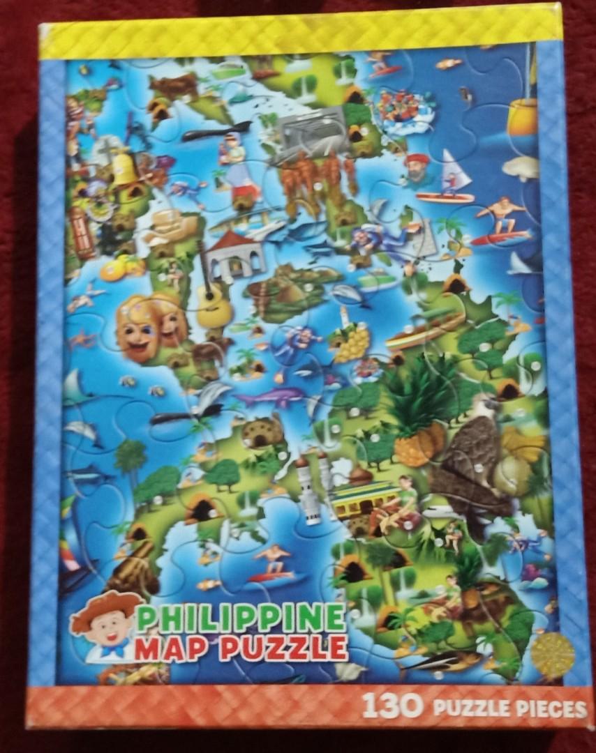 Philippine Map Jigsaw Puzzle, Hobbies & Toys, Toys & Games on Carousell
