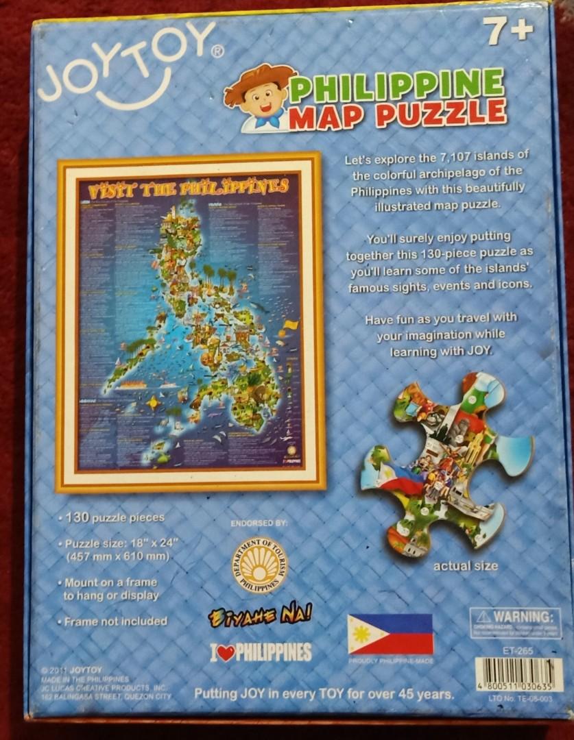Philippine Map Jigsaw Puzzle, Hobbies & Toys, Toys & Games on Carousell