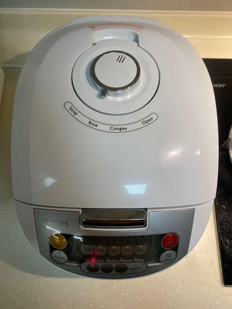 Philips Rice Cooker (Congee/Bake/Soup), TV & Home Appliances, Kitchen