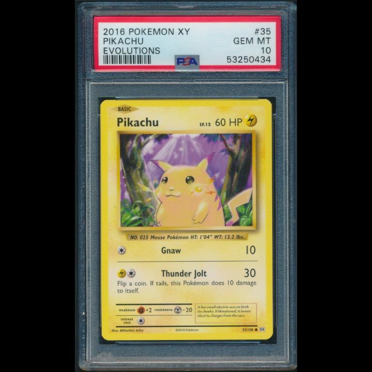  Pokemon - Pikachu (35/108) - XY Evolutions : Toys & Games