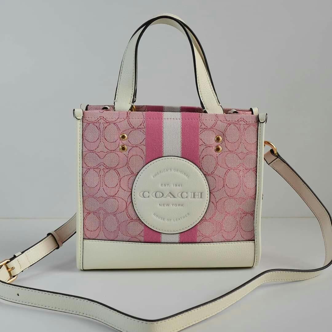 Coach Tote Pink 10/10, Luxury, Bags & Wallets on Carousell