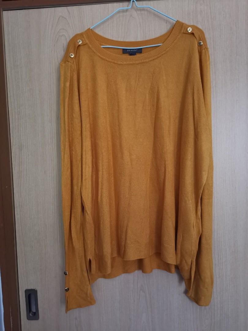 plus size mustard yellow sweater