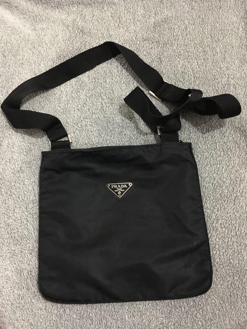 PRADA NYLON SLING BAG, Men's Fashion, Bags, Sling Bags on Carousell
