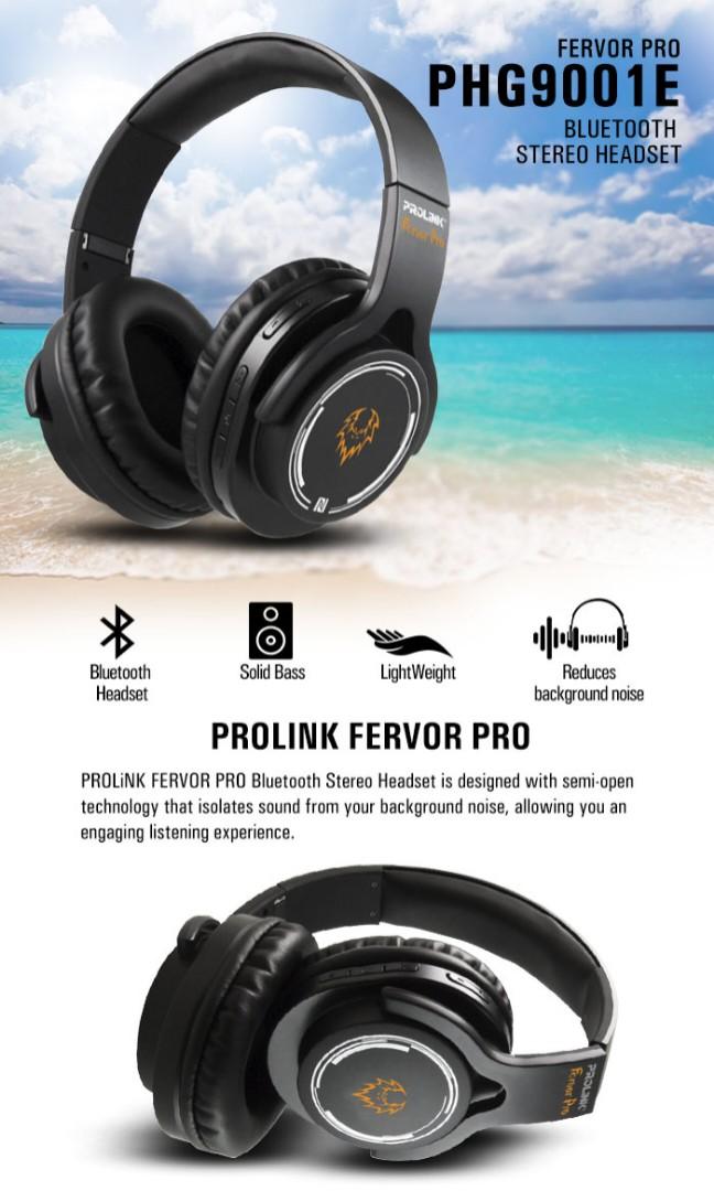 Prolink PHG9001E Fervor Pro Bluetooth Stereo Headset