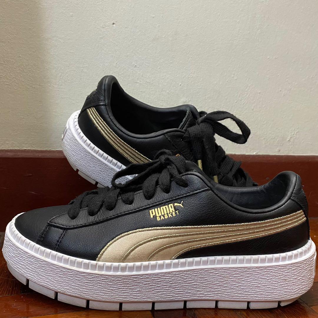 Puma platform trace varsity sneakers clearance