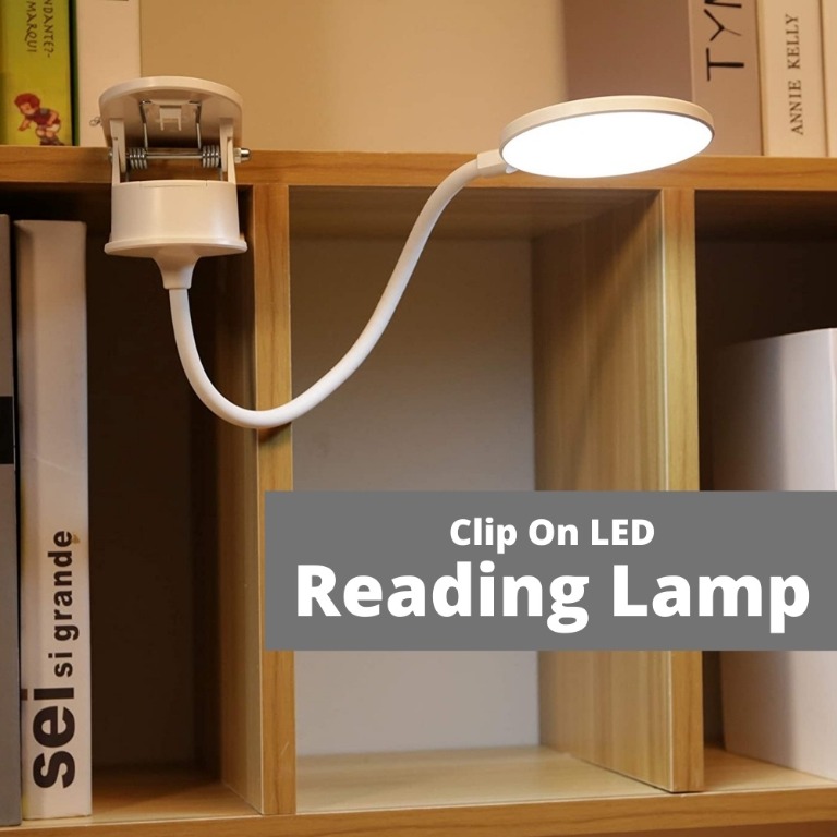 3 Levels Brightness Bedroom Office OMERIL 5W USB Rechargeable Reading Light with Mood Light on Base LED Desk Lamp etc Touch Sensor Control Energy-Saving Portable Reading Book Light for Study