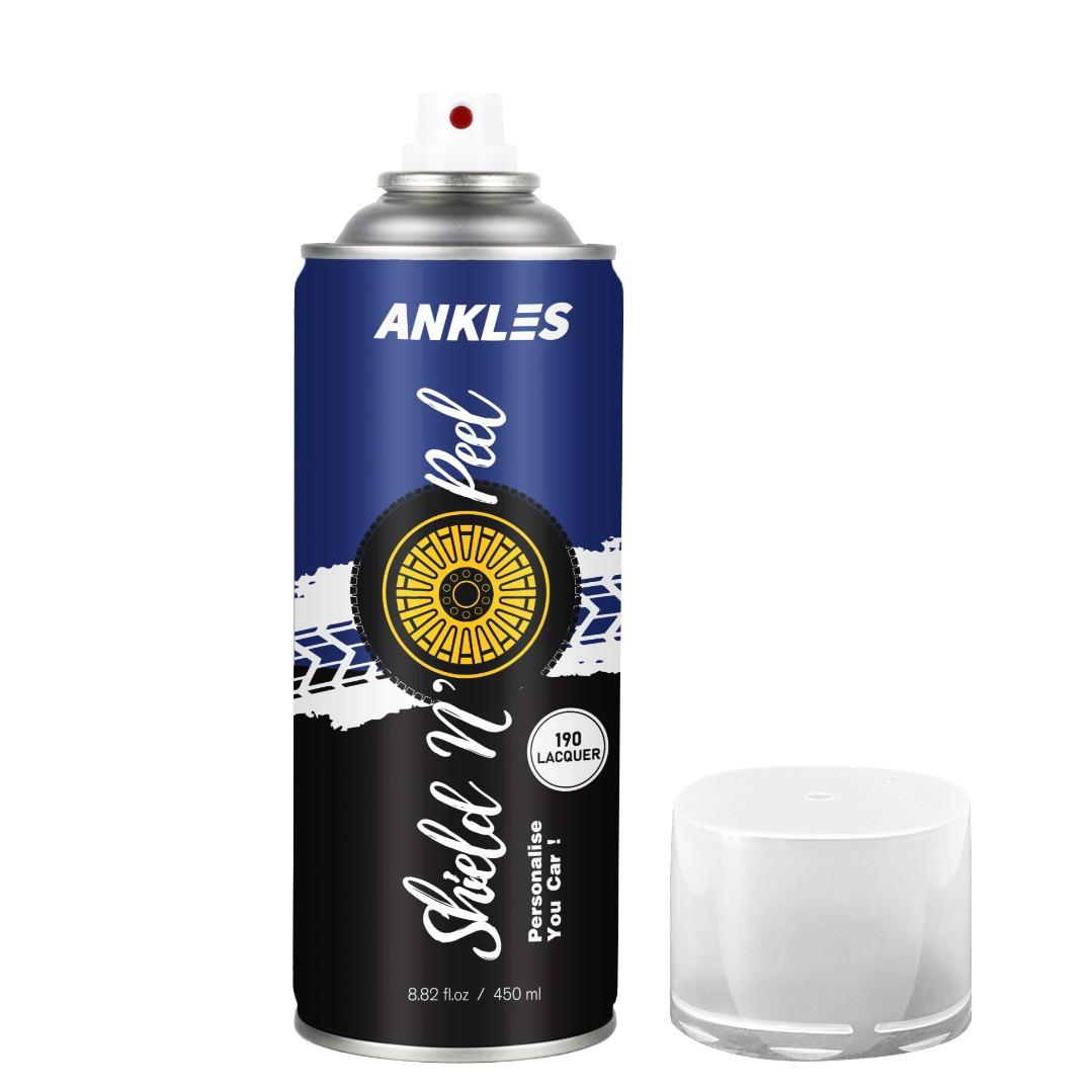 Removable, peelable rubber Shield & Peel ANKLES Spray Paint 450ml For