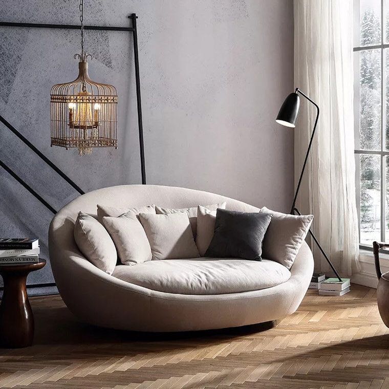 Round 2 seater sofa Furniture Home Living Furniture Sofas on