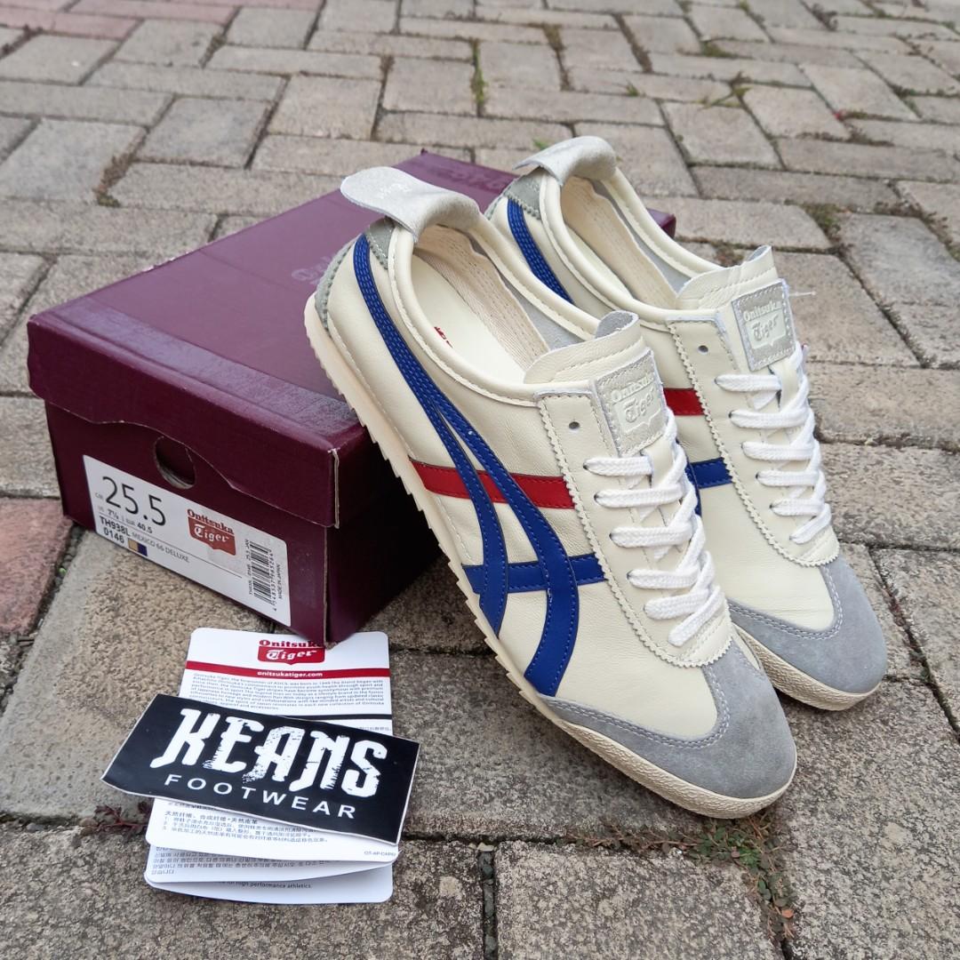 onitsuka tiger cream navy