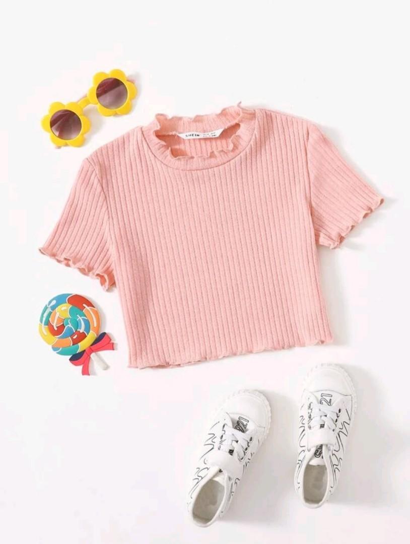 Shein Kids Crop top Babies Kids Babies Kids Fashion on Carousell