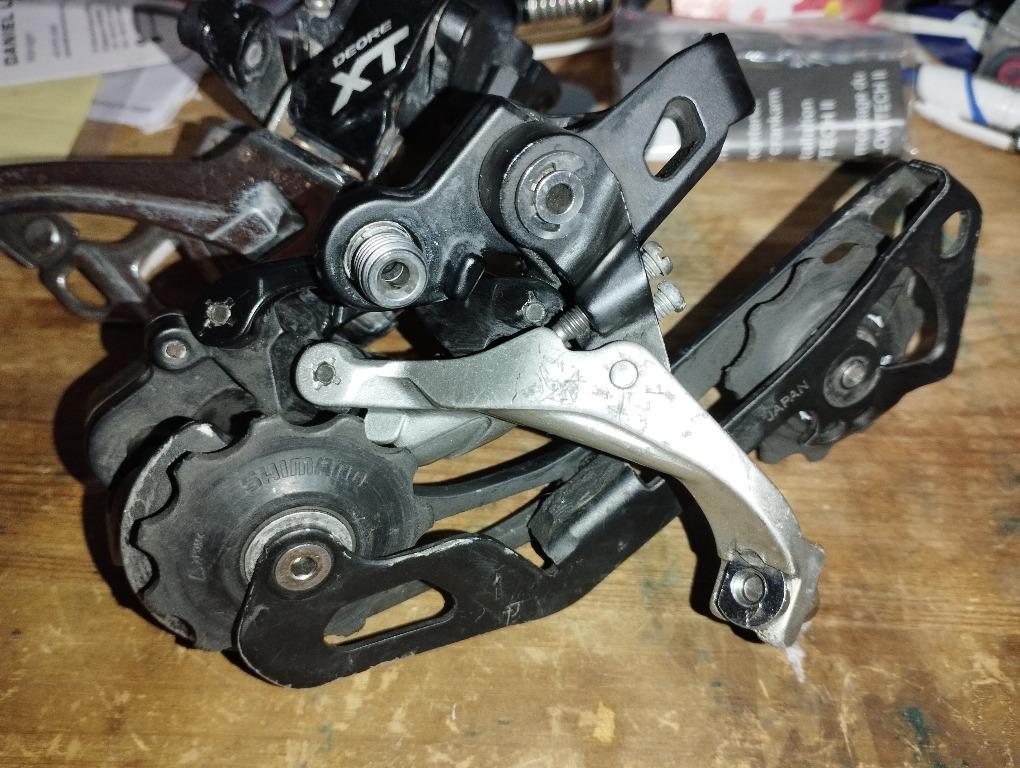 Dérailleur Avant & Arrière Shimano Deore XT RD-M737 + FD-M737 - Set Vintage 1990 - 8 Vitesses