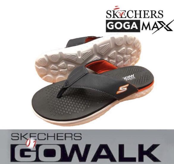 Skechers | Shoes | Well Worn Skechers Goga Max Sandals | Poshmark