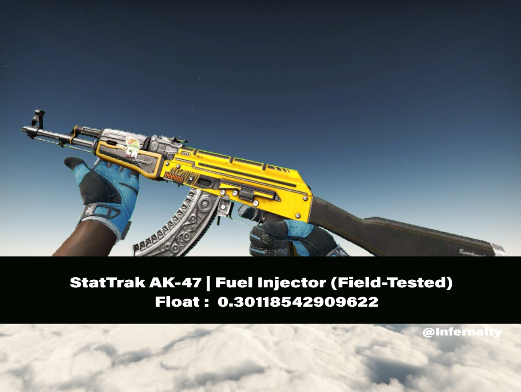 StatTrak AK47 Fuel Injector FT CSGO SKINS KNIVES, Video Gaming, Gaming