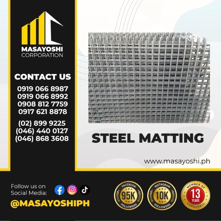 Steel Matting 4 x 8 Wire Mesh Steel, Commercial & Industrial