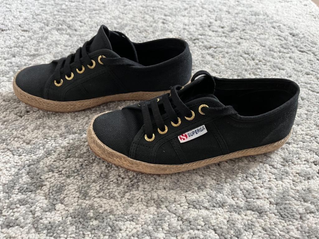 Superga espadrille store black