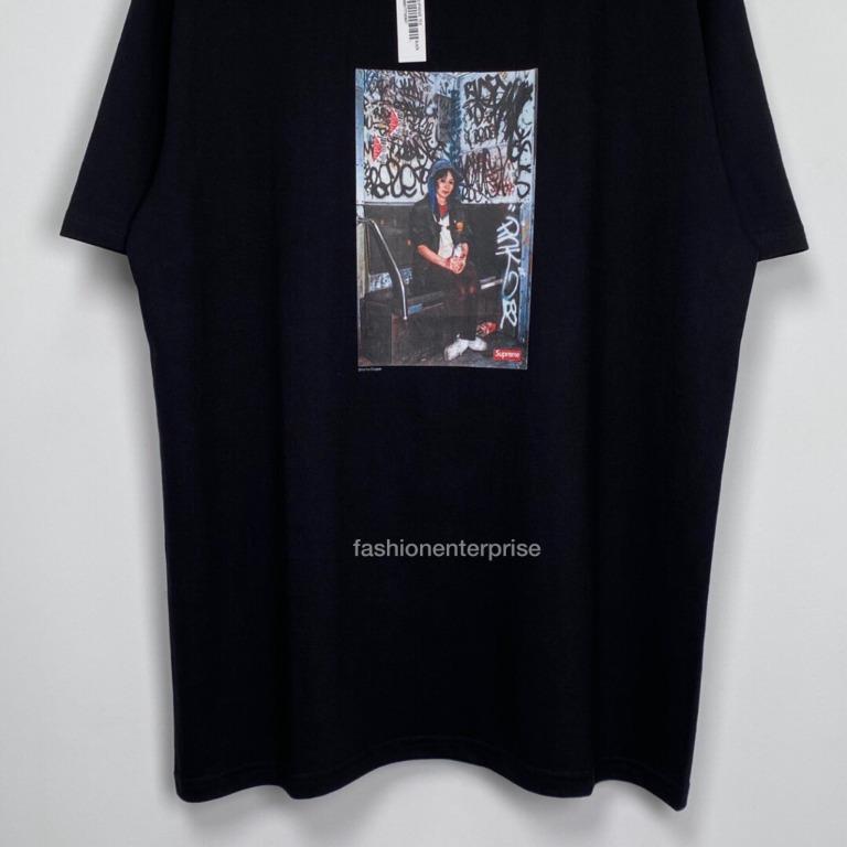 Black and pink hotsell supreme shirt
