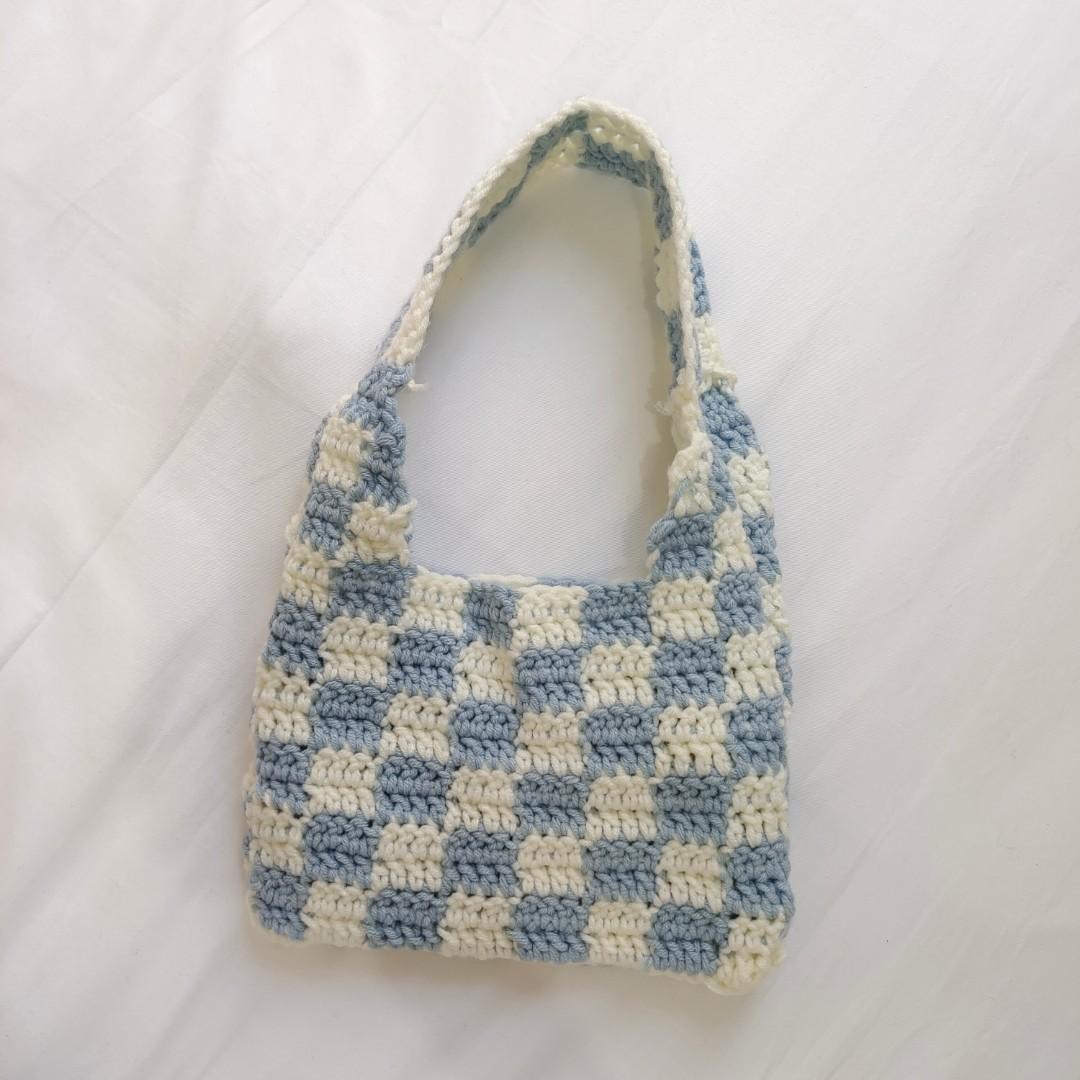 Tas Rajut Cantik Tapestry Louis Vuitton - Crochet Checkerboard