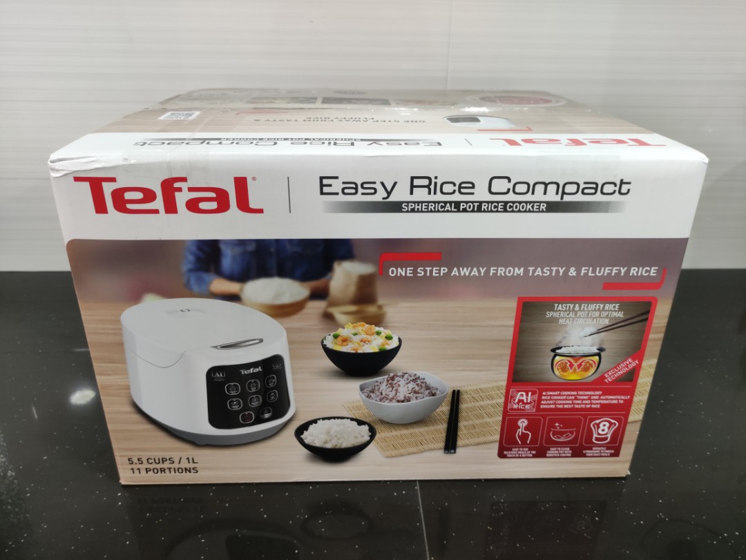 Tefal Easy Rice Compact Rice Cooker 1.0L, TV & Home Appliances, Kitchen