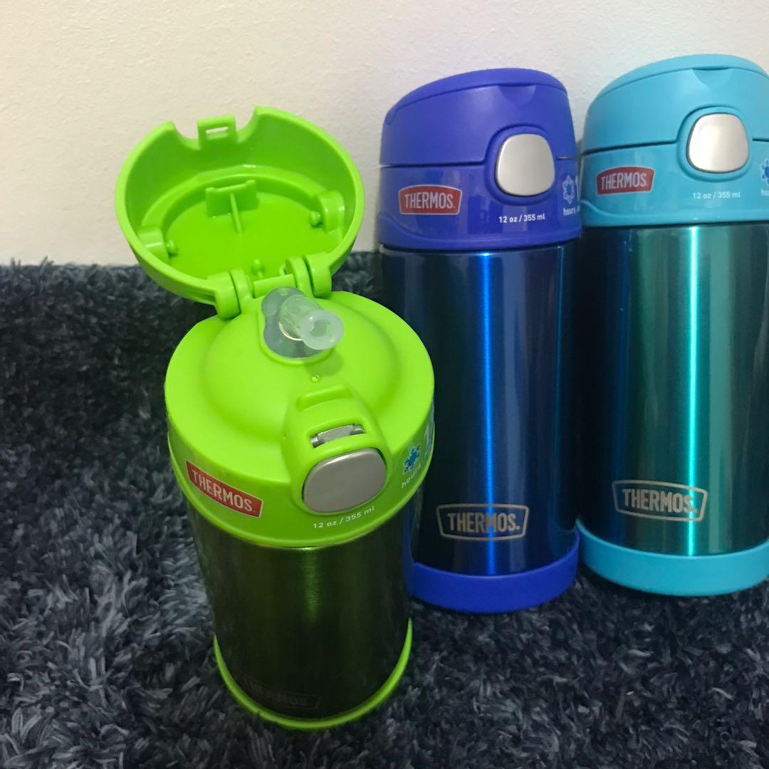 Thermos Funtainer Straw Bottle 355ml, Babies & Kids, Nursing & Feeding