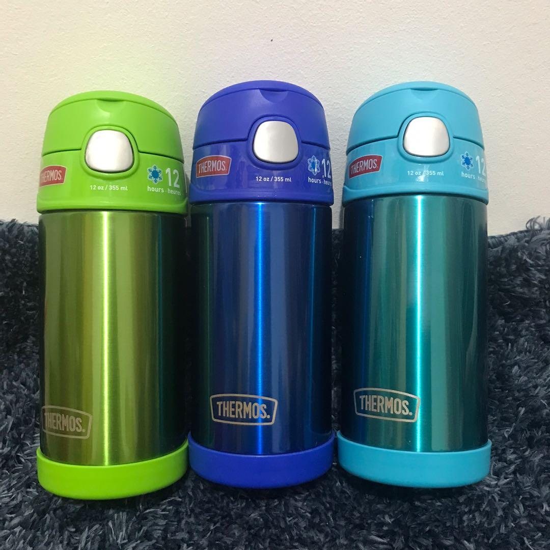 Thermos Funtainer Straw Bottle 355ml, Babies & Kids, Nursing & Feeding