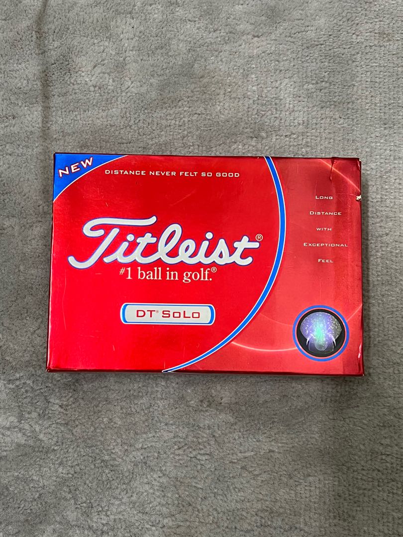 Titleist DT Solo Golf Ball, Sports Equipment, Sports & Games, Golf on
