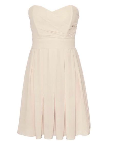 Chiffon deals bandeau dress