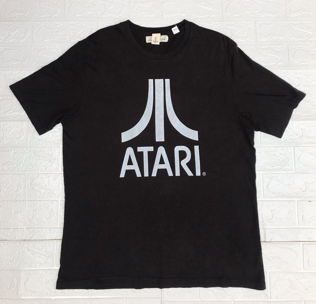 T-Shirt Preloved H\u0026M X Atari, Fesyen 