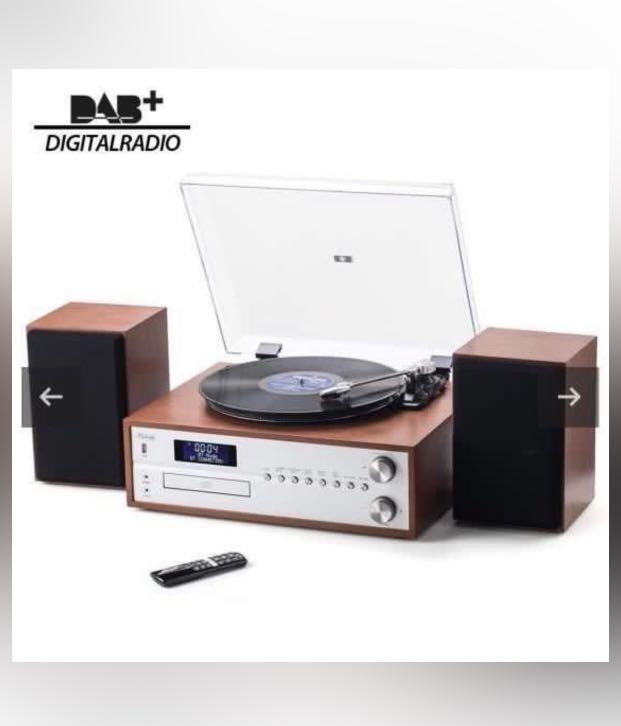 Turntable with built in subwoofer speaker, Audio, Soundbars, Speakers