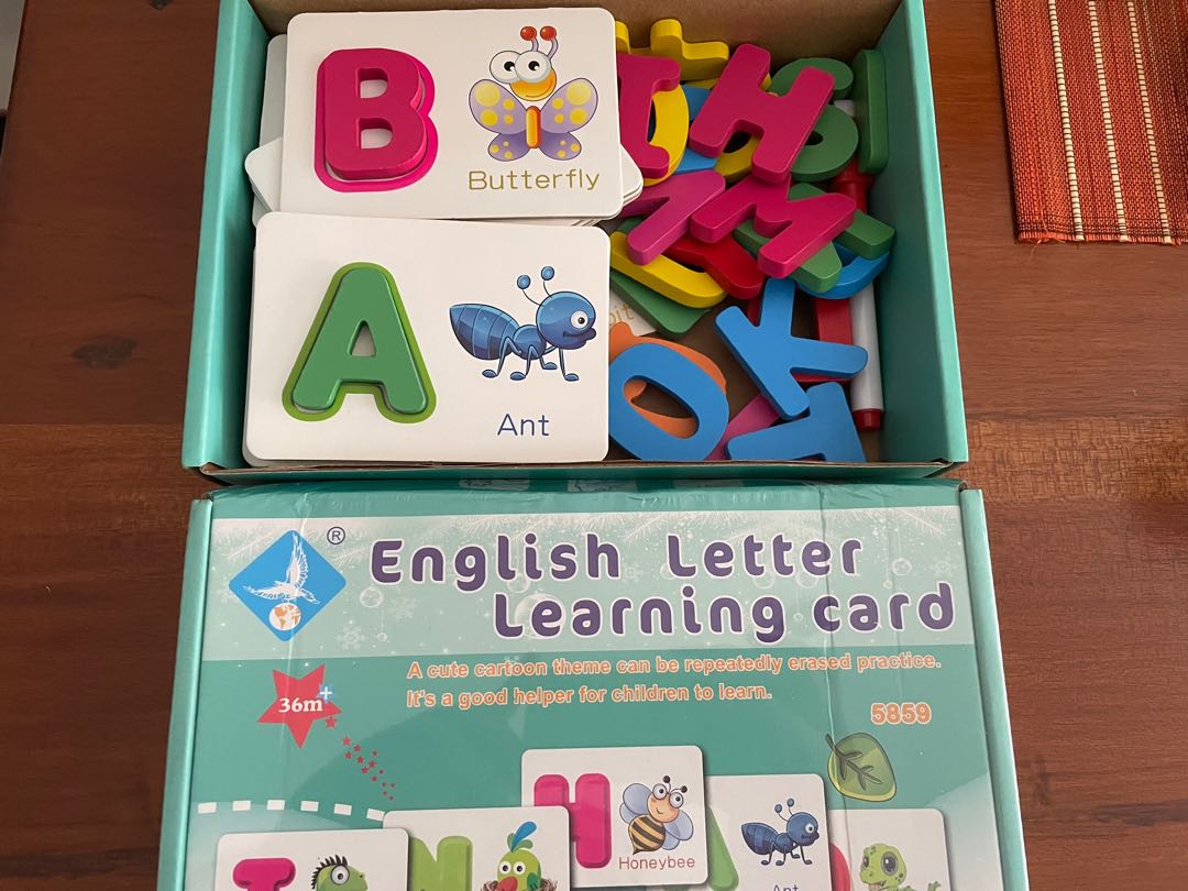 Unopened Alphabet Flash Card Wooden Abc Letters Puzzle Set Hobbies Unopened Alphabet Flash Card Wooden Abc Letters Puzzle Set Hobbies