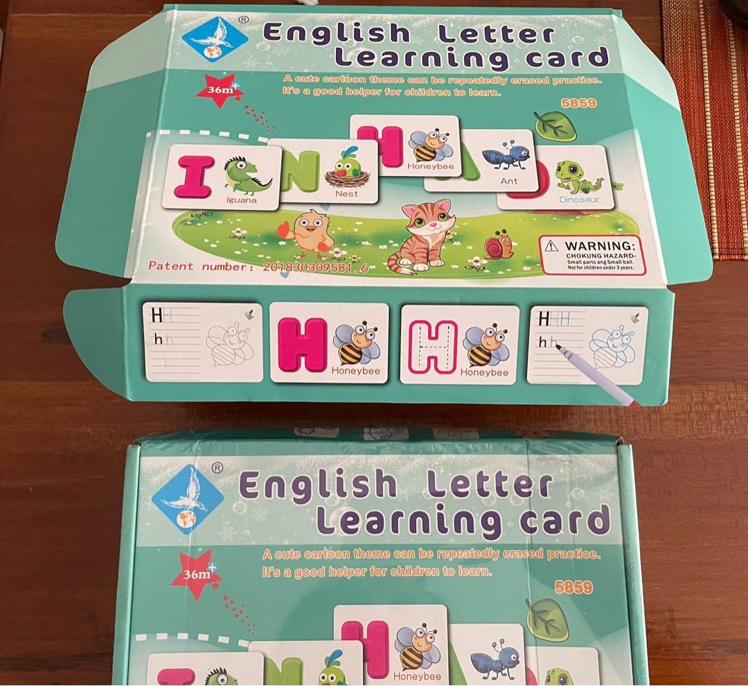 Unopened Alphabet Flash Card Wooden Abc Letters Puzzle Set Hobbies Unopened Alphabet Flash Card Wooden Abc Letters Puzzle Set Hobbies