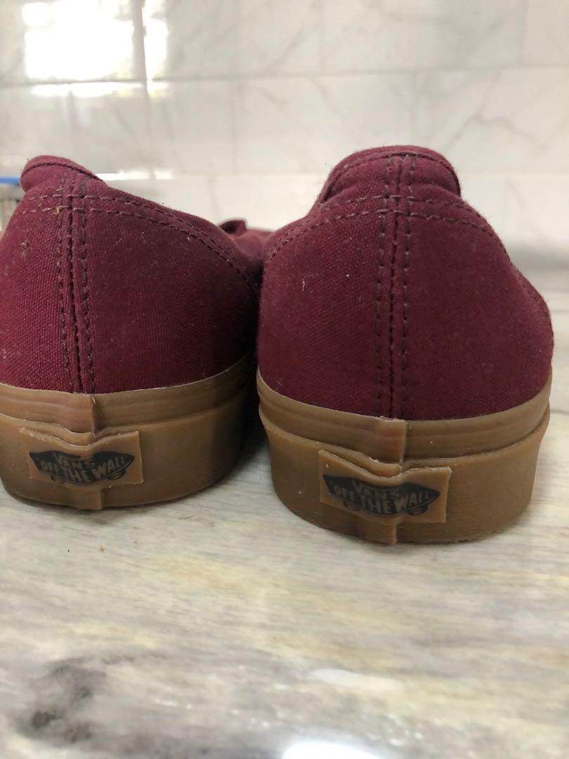 Vans Era Maroon Gold